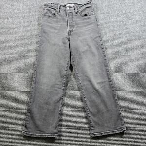 Levi’s Ribcage Straight Ankle Women's 30x27 Gray High Rise